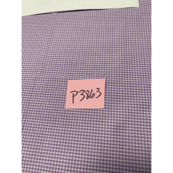 Purple Gingham Cotton Fabric 1/2 Yard 44" Wide Quilting - Picture 5 of 5